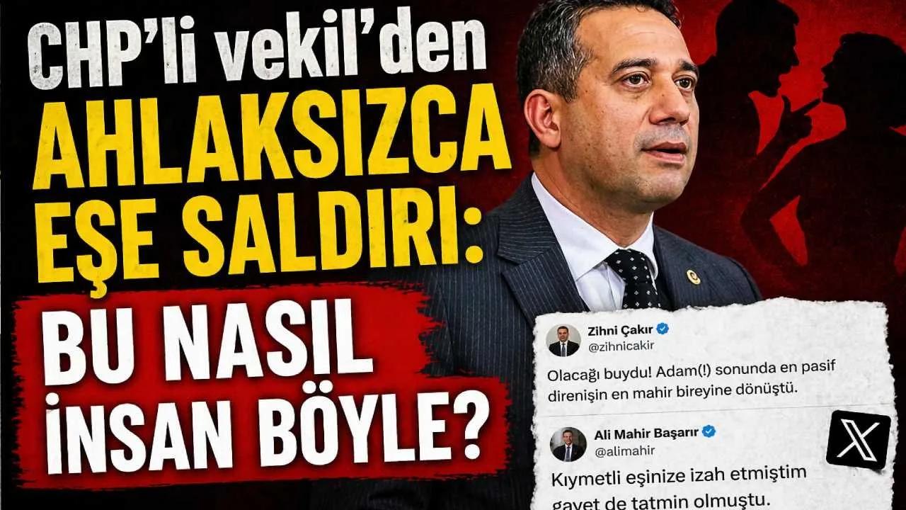 CHP’li vekilden gazetecinin eşine ahlak dışı yorum: İnsan mısın sen?